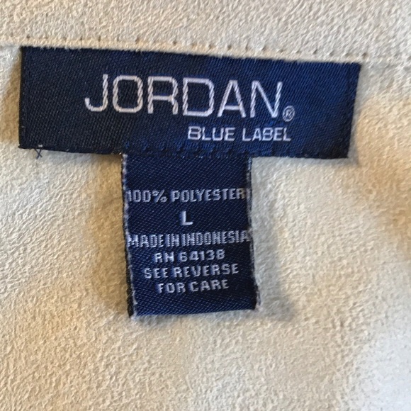 Jordan Blue Label Cream Western Influenced Top - Picture 6 of 7
